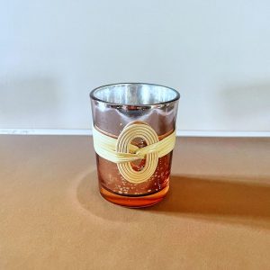 PHOTOPHORE ROSE ROSACE