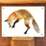 J. PLAQUE RENARD QUI MULOTE